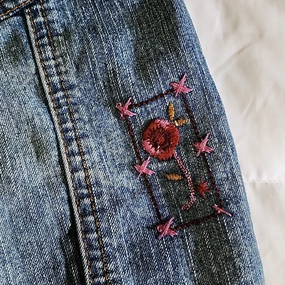 little girls denim jacket - Picture 7 of 8